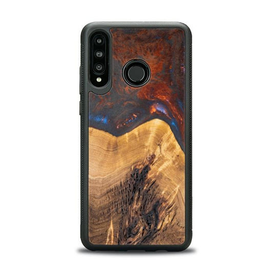 Huawei P30 lite Handyhülle aus Kunstharz und Holz - SYNERGY# A21
