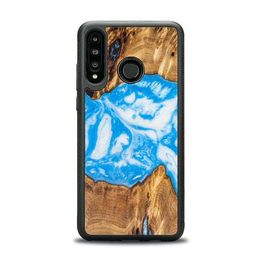 Huawei P30 lite Handyhülle aus Kunstharz und Holz - SYNERGY# A29