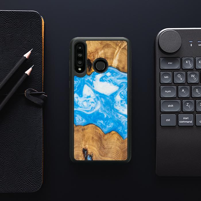 Huawei P30 lite Handyhülle aus Kunstharz und Holz - SYNERGY# A32