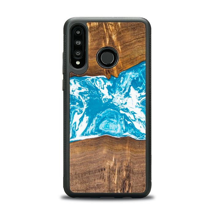 Huawei P30 lite Etui na telefon z żywicy i drewna - SYNERGY# A7