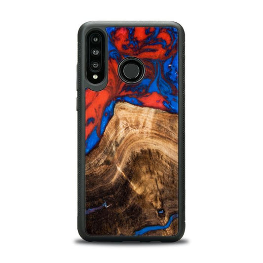 Huawei P30 lite Handyhülle aus Kunstharz und Holz - SYNERGY# A82