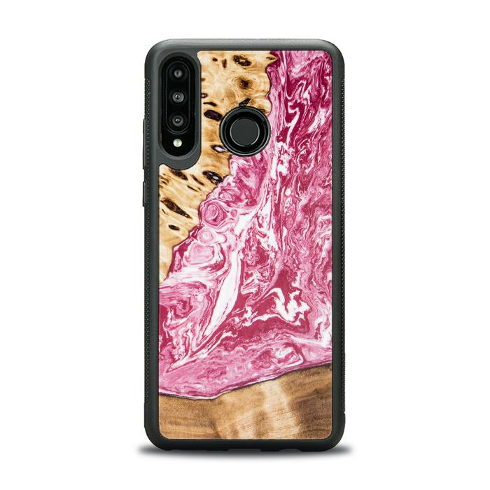 Huawei P30 lite Handyhülle aus Kunstharz und Holz - SYNERGY# A99