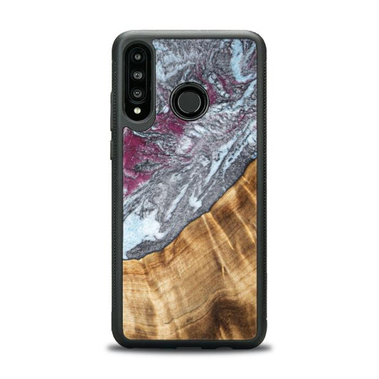 Huawei P30 lite Etui na telefon z żywicy i drewna - Synergy#C12