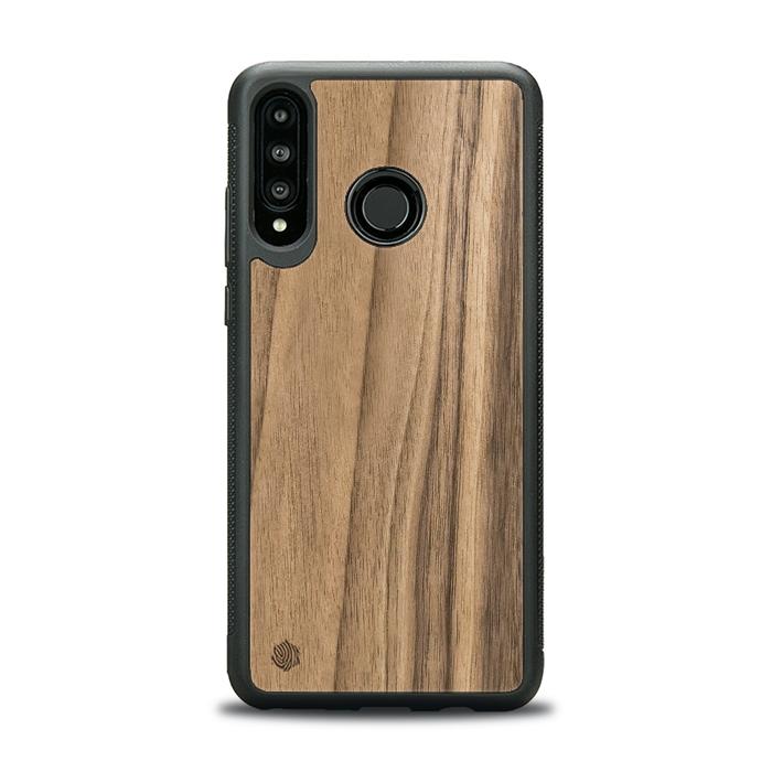 Huawei P30 lite Handyhülle aus Holz - Nussbaum
