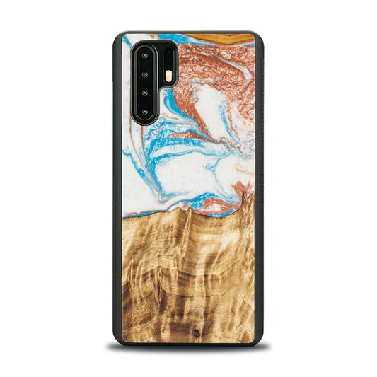 Huawei P30 Pro Etui na telefon z żywicy i drewna - SYNERGY#47