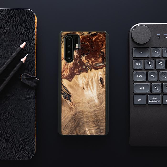 Huawei P30 Pro Handyhülle aus Kunstharz und Holz - SYNERGY# A100
