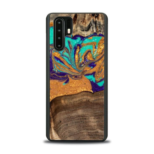 Huawei P30 Pro Handyhülle aus Kunstharz und Holz - SYNERGY# A122