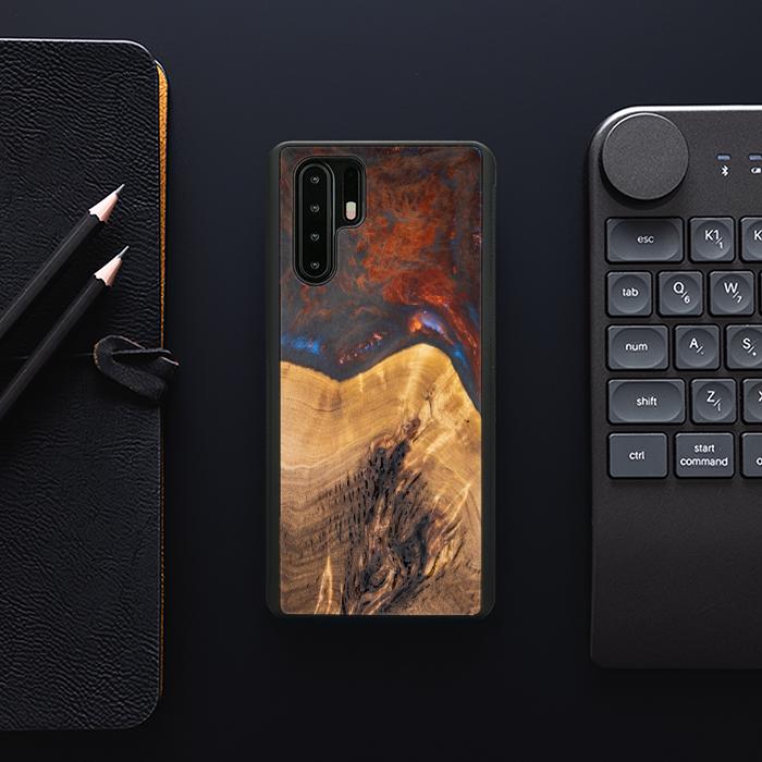 Huawei P30 Pro Handyhülle aus Kunstharz und Holz - SYNERGY# A21