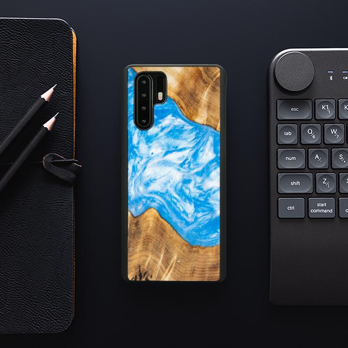 Huawei P30 Pro Handyhülle aus Kunstharz und Holz - SYNERGY# A28