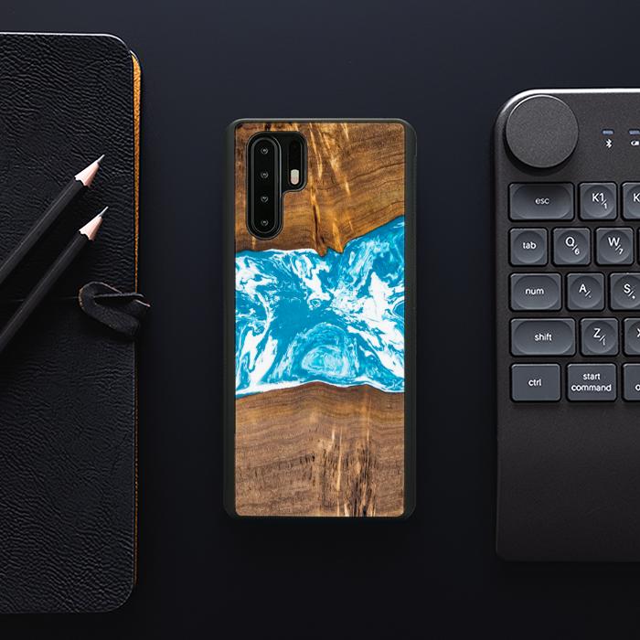 Huawei P30 Pro Handyhülle aus Kunstharz und Holz - SYNERGY# A7