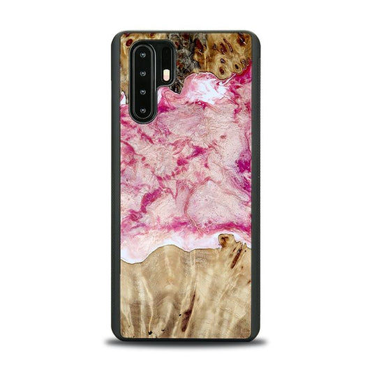 Huawei P30 Pro Handyhülle aus Kunstharz und Holz - Synergy#D101