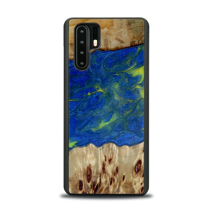 Huawei P30 Pro Handyhülle aus Kunstharz und Holz - Synergy#D102