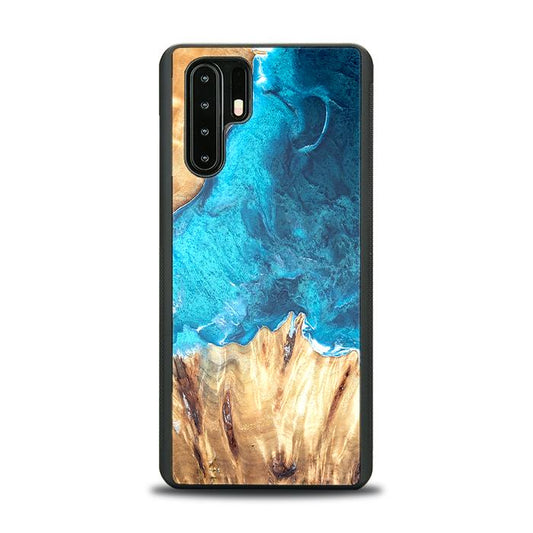 Huawei P30 Pro Handyhülle aus Kunstharz und Holz - Synergy#D115