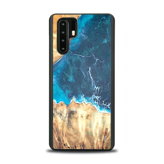 Huawei P30 Pro Handyhülle aus Kunstharz und Holz - Synergy#D116