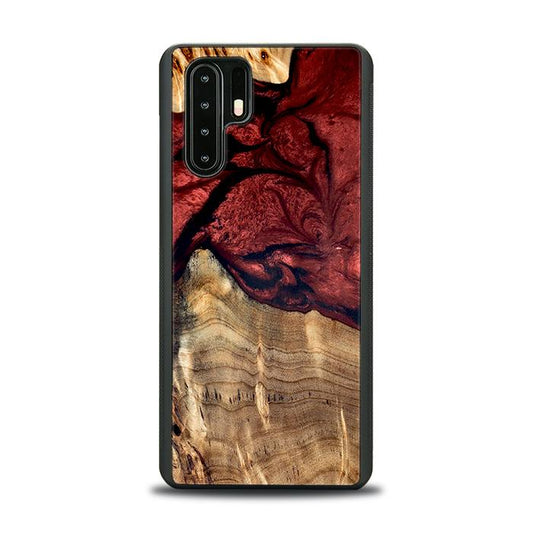 Huawei P30 Pro Handyhülle aus Kunstharz und Holz - Synergy#D122