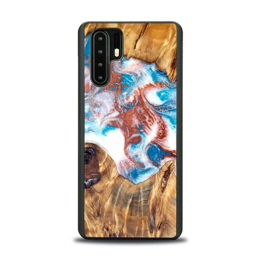 Huawei P30 Pro Handyhülle aus Kunstharz und Holz - Synergy#D125
