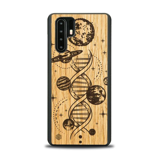 Huawei P30 Pro Handyhülle aus Holz – Space DNA (Eiche)