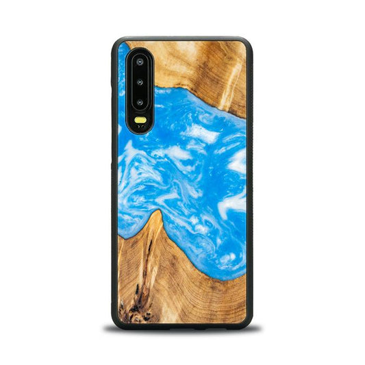 Huawei P30 Handyhülle aus Kunstharz und Holz - SYNERGY# A26
