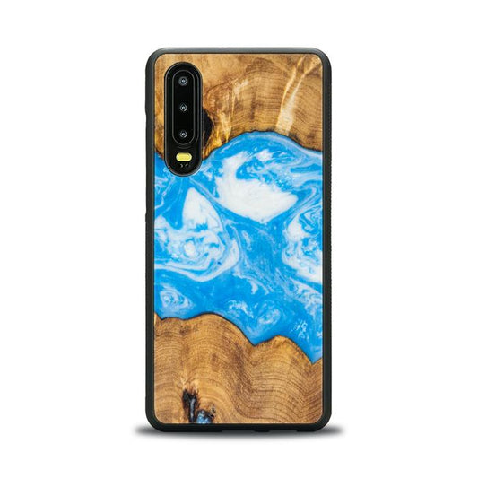 Huawei P30 Handyhülle aus Kunstharz und Holz - SYNERGY# A32