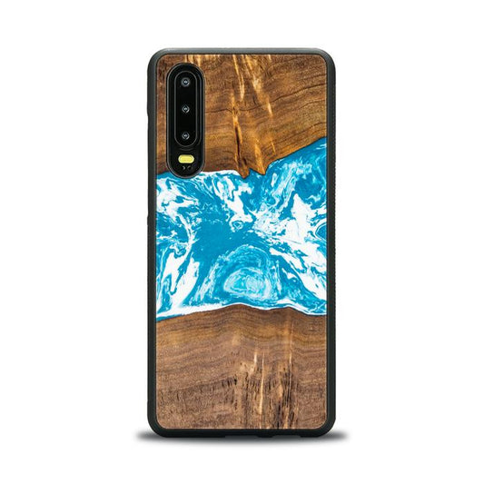 Huawei P30 Handyhülle aus Kunstharz und Holz - SYNERGY# A7