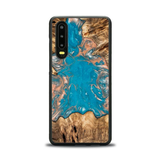 Huawei P30 Handyhülle aus Kunstharz und Holz - SYNERGY# A97