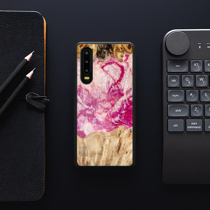 Huawei P30 Resin & Wood Phone Case - Synergy#D123