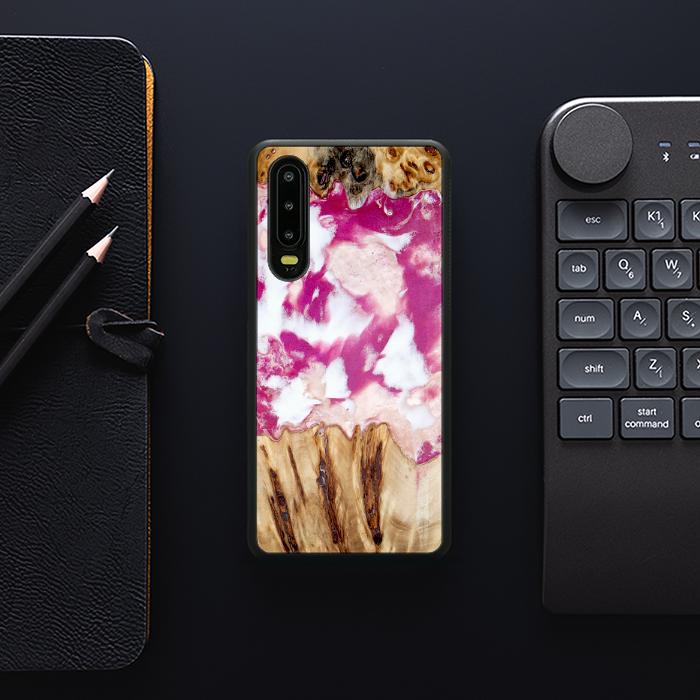 Huawei P30 Resin & Wood Phone Case - Synergy#D124