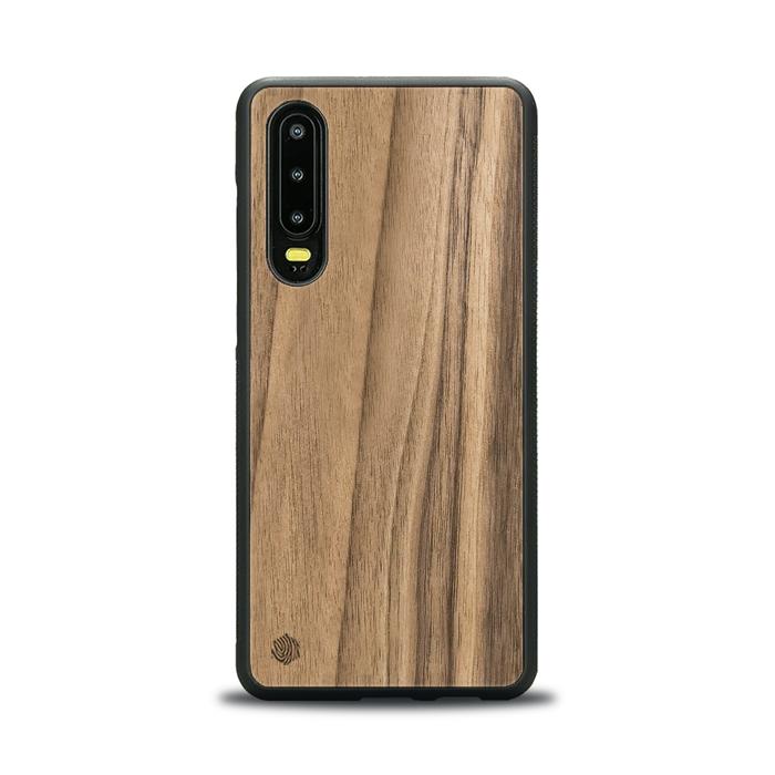 Huawei P30 Handyhülle aus Holz - Walnuss