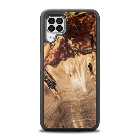 Huawei P40 lite Handyhülle aus Kunstharz und Holz - SYNERGY# A100