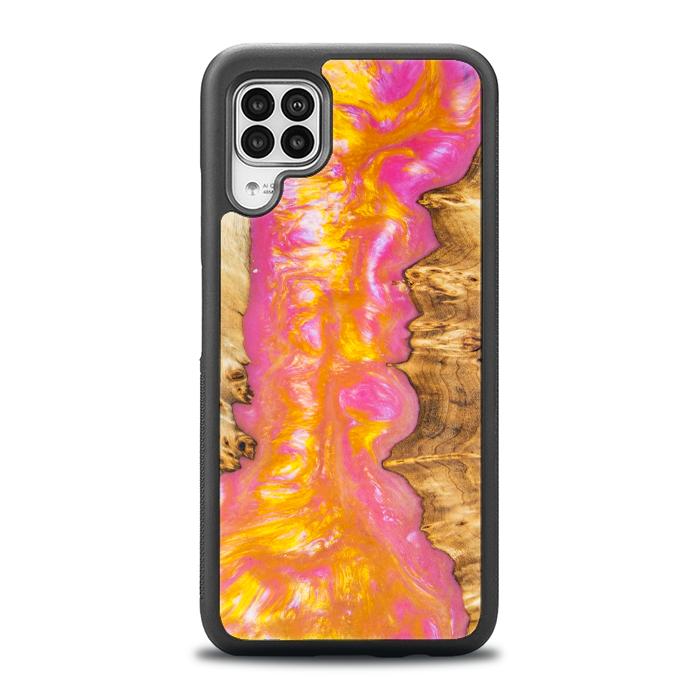 Huawei P40 lite Handyhülle aus Kunstharz und Holz - SYNERGY# A20