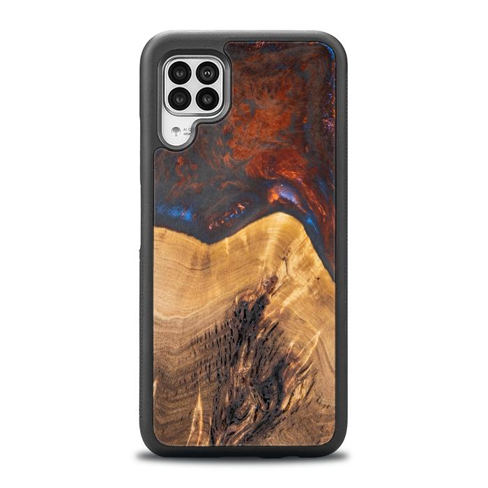 Huawei P40 lite Handyhülle aus Kunstharz und Holz - SYNERGY# A21