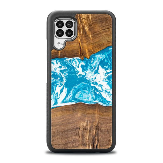 Huawei P40 lite Handyhülle aus Kunstharz und Holz - SYNERGY# A7