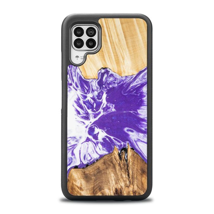 Huawei P40 lite Handyhülle aus Kunstharz und Holz - SYNERGY# A78