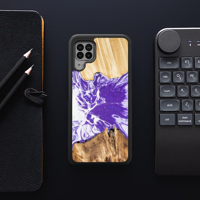 Huawei P40 lite Handyhülle aus Kunstharz und Holz - SYNERGY# A78