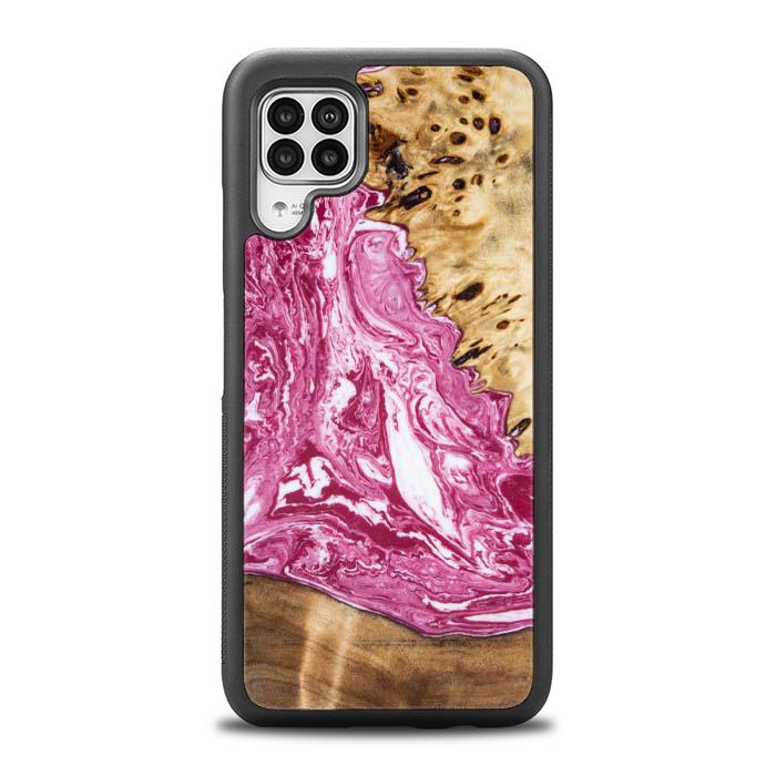 Huawei P40 lite Etui na telefon z żywicy i drewna - Synergy#129