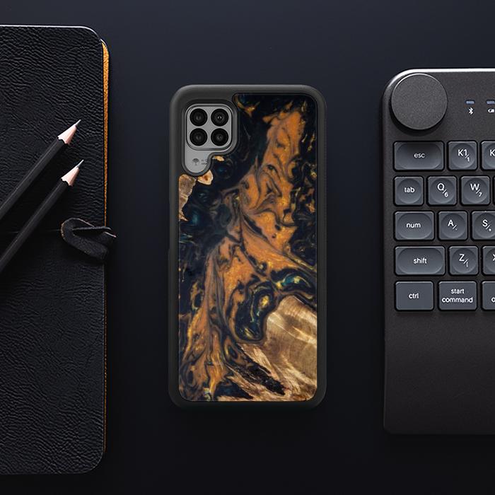 Huawei P40 lite Etui na telefon z żywicy i drewna - Synergy#162