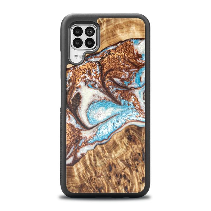 Huawei P40 lite Etui na telefon z żywicy i drewna - Synergy#B11