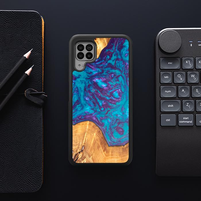 Huawei P40 lite Etui na telefon z żywicy i drewna - Synergy#B28