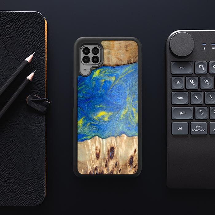 Huawei P40 lite Etui na telefon z żywicy i drewna - Synergy#D128