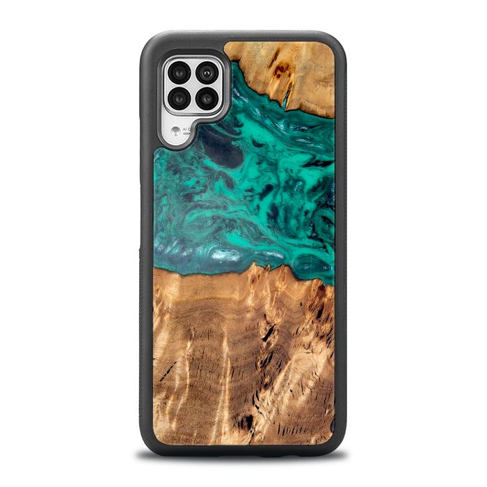Huawei P40 lite Etui na telefon z żywicy i drewna - Synergy#D133