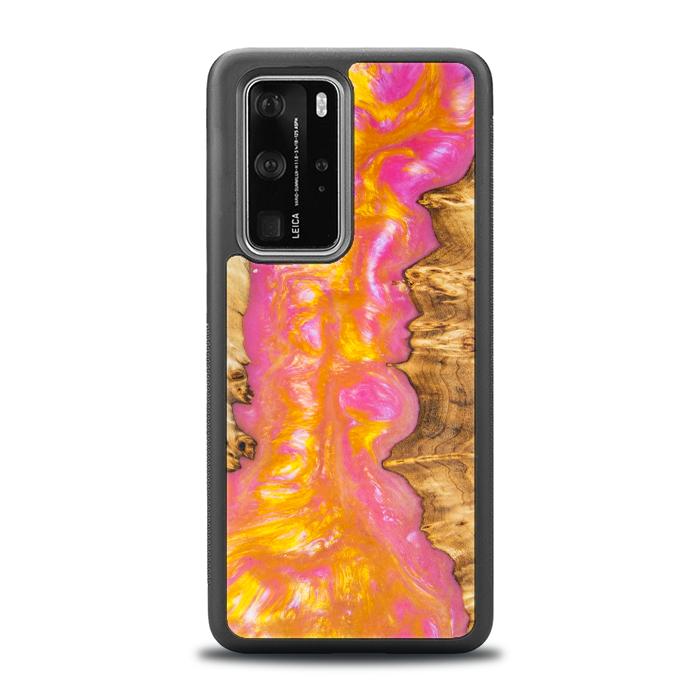 Huawei P40 Pro Handyhülle aus Kunstharz und Holz - SYNERGY# A20