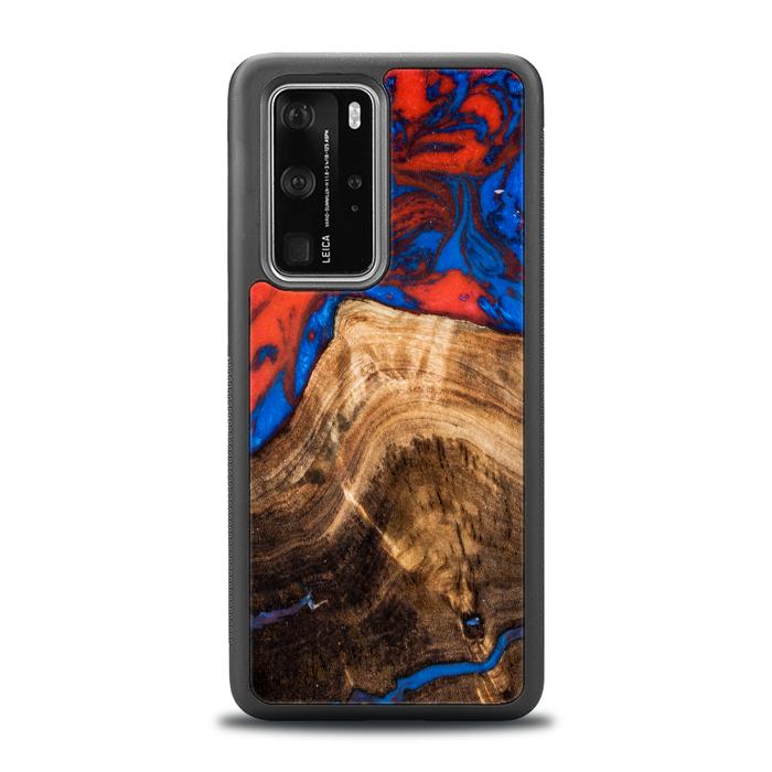 Huawei P40 Pro Handyhülle aus Kunstharz und Holz - SYNERGY# A82