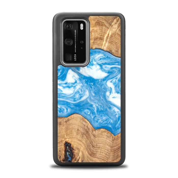 Huawei P40 Pro Handyhülle aus Kunstharz und Holz - SYNERGY#B03
