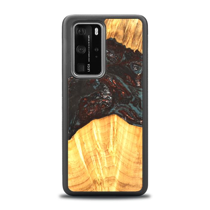 Huawei P40 Pro Etui na telefon z żywicy i drewna - SYNERGY#B42