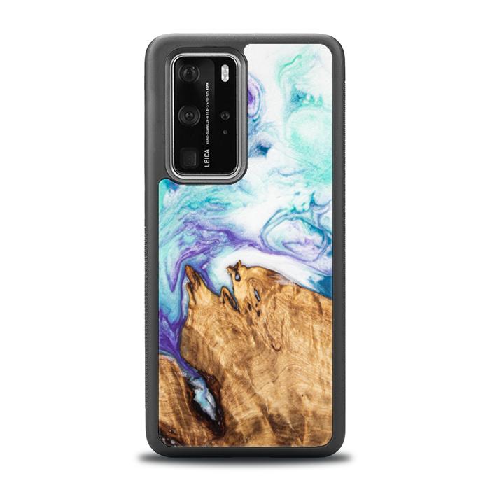 Huawei P40 Pro Etui na telefon z żywicy i drewna - SYNERGY#C17