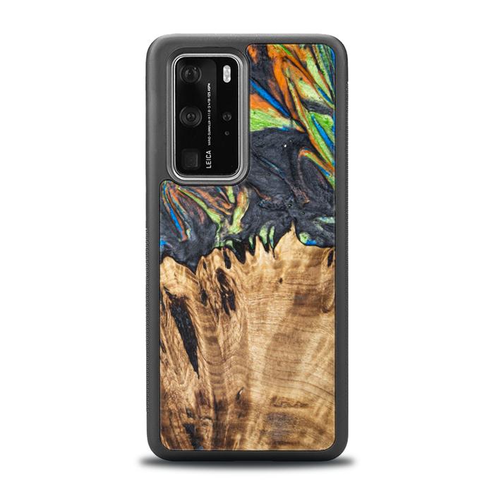 Huawei P40 Pro Etui na telefon z żywicy i drewna - SYNERGY#C22