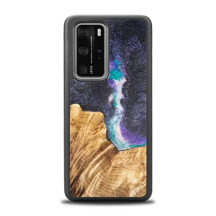 Huawei P40 Pro Etui na telefon z żywicy i drewna - SYNERGY#C7
