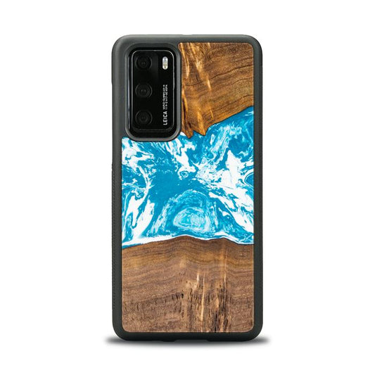 Huawei P40 Handyhülle aus Kunstharz und Holz - SYNERGY# A7