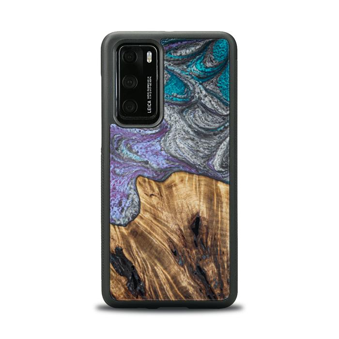 Huawei P40 Resin & Wood Phone Case - SYNERGY#C47