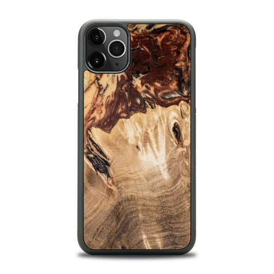 iPhone 11 Pro Max Etui na telefon z żywicy i drewna - SYNERGY# A100